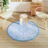 Outdoor Carpet Baby Blue Ø120 cm - Durable & Stylish Rug