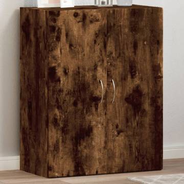 File Cabinet Smoked Oak - Stylish & Functional Storage