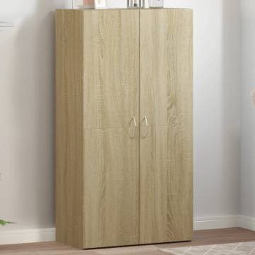 File Cabinet Sonoma Oak - Stylish Office Storage | Hipo Market