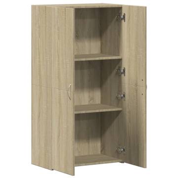 File Cabinet Sonoma Oak - Stylish Office Storage | Hipo Market