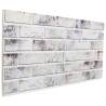 Light Grey 3D Wall Panels - 10 pcs EPS | Hipomarket UK