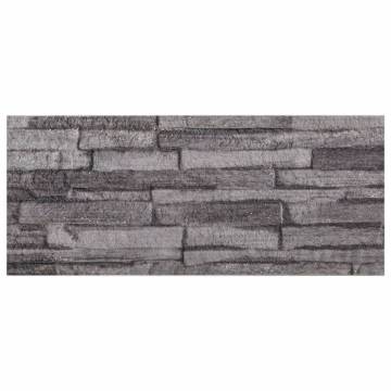 3D Wall Panels Anthracite - 14 pcs EPS, 100x25 cm | HipoMarket