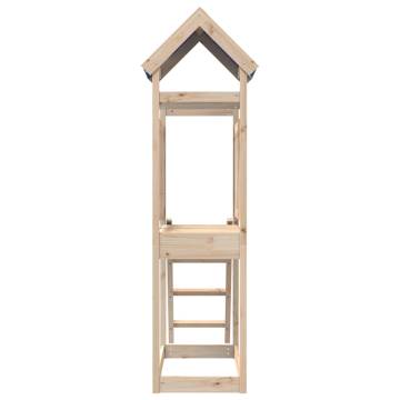 Play Tower with Ladder - Solid Wood Pine | HipoMarket UK