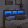 Headboard Cabinet with LED - Sonoma Oak | Hipomarket