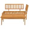 Durable Garden Pallet Sofa Set - Solid Acacia Wood | HipoMarket