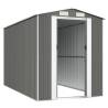 Light Grey Garden Shed - Galvanised Steel Storage Solution