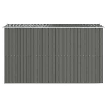 Light Grey Garden Shed - Galvanised Steel Storage Solution