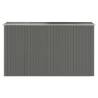 Light Grey Garden Shed - Galvanised Steel Storage Solution