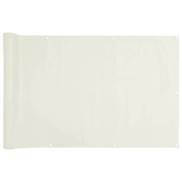 Garden Privacy Screen White 700x90 cm PVC | Hipomarket