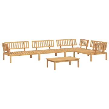 5 Piece Garden Pallet Sofa Set - Solid Acacia Wood