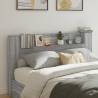 Headboard Cabinet with LED Grey Sonoma 180x16.5x103.5 cm Colour grey sonoma Size 180 x 16.5 x 103.5 cm Quantity in Package 1 