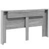 Headboard Cabinet with LED - Grey Sonoma | 180x16.5x103.5 cm