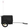 Durable Pet Bike Trailer | Black Oxford Fabric & Iron | HipoMarket