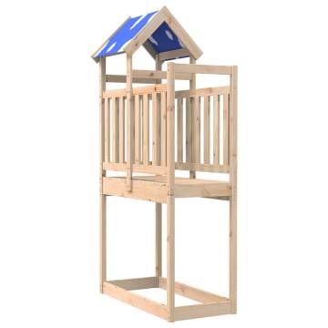 Play Tower 110.5x52.5x215 cm - Solid Wood Pine | HiPoMarket