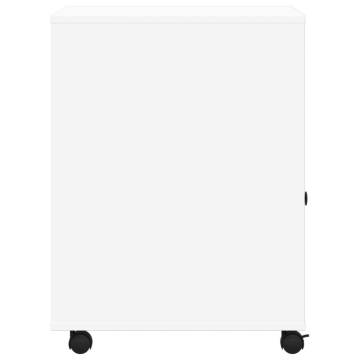 Printer Stand with Wheels - White 60x50x67 cm | HipoMarket