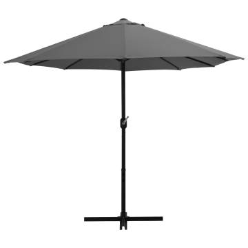 Outdoor Parasol with Aluminium Pole - 460x270 cm Anthracite