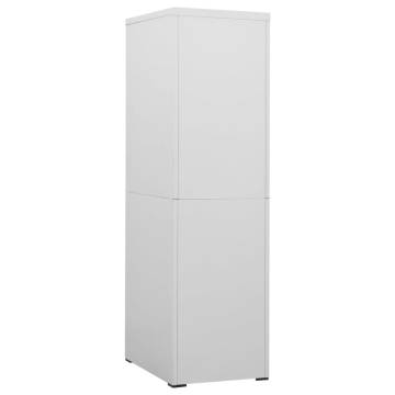 Filing Cabinet Light Grey - Modern Steel Storage Solution