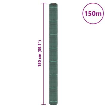 Weed Membrane Green 1.5x150m - Effective Weed Control | HipoMarket