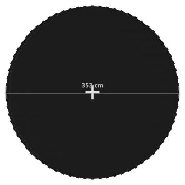 Jumping Mat Fabric Black for 13ft Round Trampoline | HipoMarket