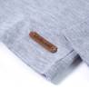 Kids' Long Sleeve T-shirt Grey Melange | Hipomarket UK