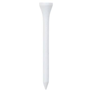 1000 White Bamboo Golf Tees - Durable & Eco-Friendly