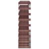 Elegant Brown Wood Wine Rack | Holds 72 Bottles