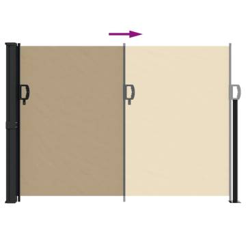 Retractable Side Awning Beige 140x300 cm | HipoMarket