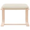 Cream Fabric Footstool - Modern & Durable | HipoMarket