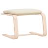 Cream Fabric Footstool - Modern & Durable | HipoMarket