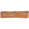 Solid Wood Acacia Live Edge Table Top - 140x40 cm