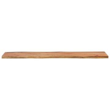 Solid Wood Acacia Live Edge Table Top - 140x40 cm