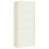 File Cabinet White 90x40x240 cm Steel - Durable Storage Solution