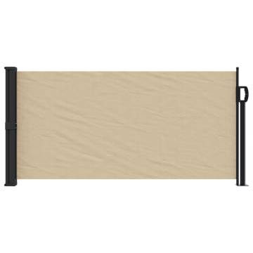 Retractable Side Awning Beige 100x300 cm - Privacy Screen