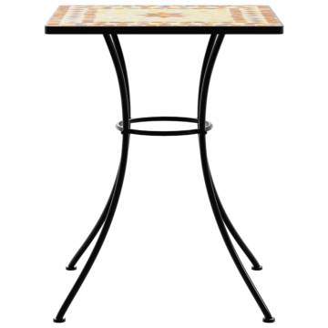 Terracotta Mosaic Bistro Table 60x60 cm - Stylish & Durable