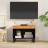 Stylish TV Cabinet 60x33x43.5 cm - Solid Acacia Wood