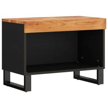 Stylish TV Cabinet 60x33x43.5 cm - Solid Acacia Wood