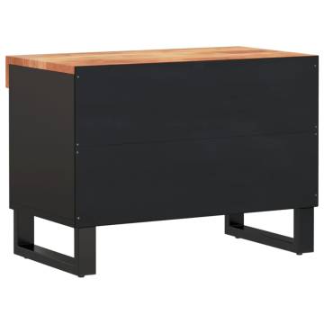 Stylish TV Cabinet 60x33x43.5 cm - Solid Acacia Wood