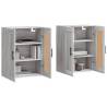 Grey Sonoma Wall Mounted Cabinets - 2 pcs | Hipomarket