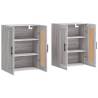 Grey Sonoma Wall Mounted Cabinets - 2 pcs | Hipomarket