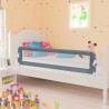 Toddler Safety Bed Rail Grey 120x42 cm Polyester Colour grey Size 120 x 42 cm Quantity in Package 1 