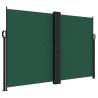 Retractable Side Awning Dark Green 160x1000 cm - Hipomarket