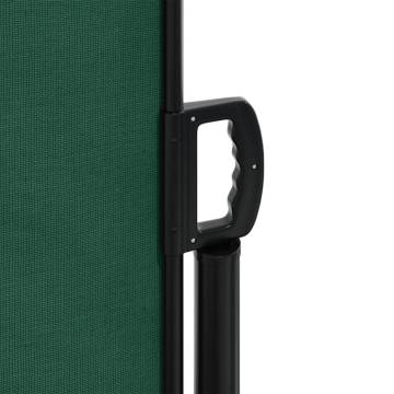 Retractable Side Awning Dark Green 160x1000 cm - Hipomarket