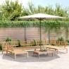 6 Piece Garden Pallet Sofa Set Solid Wood Acacia Colour brown Quantity in Package 1 Model 3x middle + 2x corner + table Wood colour light brown 