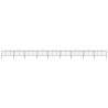 Garden Fence with Spear Top Steel Quantity in Package 1 Length 15.3 m Height 125-150 cm 