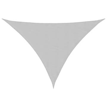 Sun Shade Sail Light Grey 7x5x5m - UV & Water Resistant