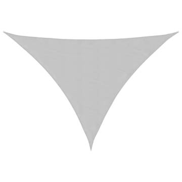 Light Grey Sun Shade Sail 4x4x5.8m - 100% Polyester Oxford