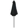 Outdoor Parasol with Aluminium Pole - Black 270x246 cm