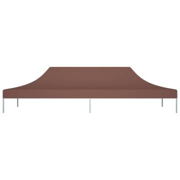 Party Tent Roof 6x3m Brown - Durable & UV-Resistant