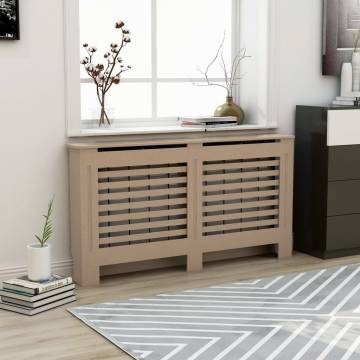 Stylish MDF Radiator Cover 152x19x81.5 cm | HipoMarket