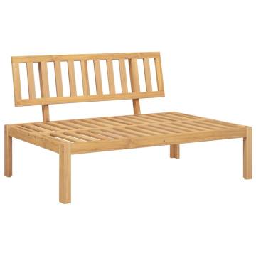 4 Piece Garden Pallet Sofa Set - Solid Wood Acacia Furniture